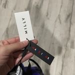 Milly Purple & Black Plaid Dress Photo 4