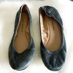 Lucky Brand LP ECHO 2 Emmie Black Leather Lace Up Ballet Flats 7 Photo 1