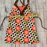 Ruffle Top Tankini Top. Size Medium Photo 3