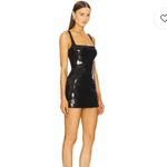 Michael Costello  x REVOLVE Alethea Mini Dress in Black Photo 1