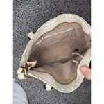 Brahmin Women's Off White Crocodile-Embossed Shoulder Bag Large Photo 10