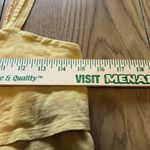 American Eagle  Yellow‎ Cropped Tank Size Small Button Front Boho Peasant Hippie Photo 3