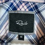 Rails Hunter Pink and Blue Plaid Button Down Long Sleeve Shirt Size XS Photo 5