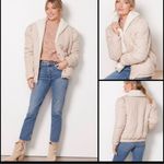 BLANK NYC Womens Faux Fur Trim Quilted Puffer Jacket Medium Photo 1