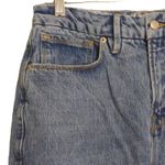 Good American 90s Duster Straight Leg Jeans Blue Distressed Pockets 6 / 28 New Photo 3