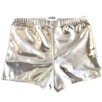 Pizazz Silver Metallic Cheer Dance Pants Briefs Trunks Bloomers Shorts Size M Size M Photo 5