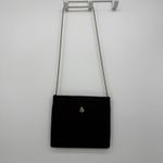 Saks 5th Avenue Saks Fifth Avenue Vintage Black Clutch Thin Bag Shoulder Bag Gold Tone Photo 1