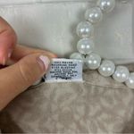 CP Shades  Neutral Vine Leaf Embroidered Button Down Long Sleeve Top Size M Photo 4