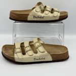 Birkenstock Betula Arizona Women Gold Snakeskin Sandal Slide Size 41 US L 10 Photo 6
