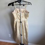 Vintage 1960s Brocade Union Made Formal Prom Party Cocktail Dress Maxi Size XS/S Photo 3