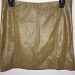 Free People  faux leather mini skirt size 6 Photo 0
