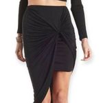 Charlotte Russe 🔃 Black Pencil High Waist Ruched Stretchy Bodycon Skirt Photo 0