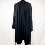 Athleta Black Cozy Waffle Knit Wind Down Sleep Robe Photo 1