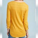 Anthropologie Akemi + Kin Sylvie Pointelle Mustard Tunic Photo 3