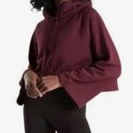 Athleta Steady State Crop Sweatshirt Hoodie Cropped Antique Burgundy Women’s XXS Photo 1