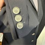 Escada Vintage Navy Pant Suit Set Size 40 Blue Photo 9