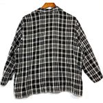 Westbound  18 Plus Black Plaid Linen 3/4 Top Beach Lounge Vacation Summer‎ Casual Photo 1