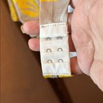 Chic Me  junior Gray and Yellow Floral Bodysuit large Photo 1