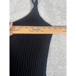 Abercrombie & Fitch  Ribbed‎ Midi Dress Ivory V-Neck Tank Sweater Slit Size S Photo 7