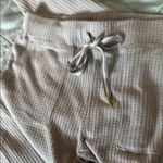 Honeydew Cozy Waffle Knit Lounge Pants in Light Gray Size M Photo 4