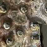 Vintage Christopher Radko Shiney Brite silver tree ornament necklace. Photo 5