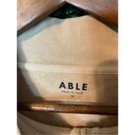 ABLE BEIGE QUARTER ZIP JACKET SIZE 3XL TAN Photo 2