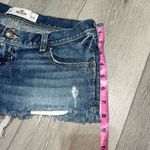Hollister  low rise micro mini cutoff shorts Women's Blue Denim Photo 3