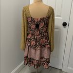 Oddi Officer Smocked Tiered Floral Peasant Dress Photo 2