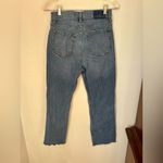 Abercrombie & Fitch Abercrombie distressed ankle straight ultra high rise jeans size 6R 99% cotton Photo 3