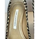 Diane Von Furstenberg  Women's Size 6 Black Ponyhair Stiletto Heels Pump EUC Photo 7