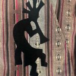 Mary Reynolds Design Kokopelli Appliqué Aztec Woven Embroidery Open Vest M USA Brown Size M Photo 5