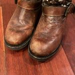 Ash Titanic Studded Biker Boots in Brown Photo 3