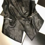 Rebecca Minkoff NWT Tiffany Vest Genuine Leather Utility Moto Biker Grunge sz 0 Photo 2