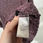 Sonoma 3/4 Sleeve V-Neck Sweater in Purple Heather Size Petite Medium Photo 3