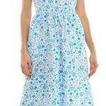 Draper James  Floral Ruffle Tier Midi Cottage Core Midi Dress Photo 0