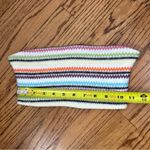 Princess Polly | Avianna White Multi Colored Zig Zag Cropped Top Size 2 Orange Photo 7