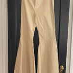 Free People NWT  Khaki Float On Flare Jeans Photo 3