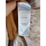 Significant Other Soller Maxi Dress Cut Out Ruffle‎ Tropical Print US 2 Brown Photo 8