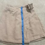 Prómesa Promesa Cream Mini Skirt with Buckle Photo 10