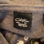 Vintage Christina Rotelli Christmas‎ Cardigan Sweater Gray Size M Photo 1