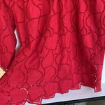 Red Heart Detail Top Size L Photo 4