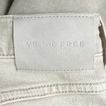 Free People We The Free Risk Taker Mid-Rise Straight Jeans Beige Taupe Size 27 Photo 7
