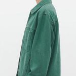 Munisa Green Denim Jacket Size M Photo 1