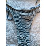 Zaful  Triangle Bikini Fishnet Tie Bandeau Halter String Bikini Size Medium/6 Photo 8