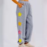 Main Strip WOMEN'S ELASTIC WAIST FRONT POCKET SEQUINS STARS DETAILED SWEATPANTS Medium Photo 2