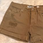 Lucky Brand NWOT  Boyfriend Shorts - Distressed - Khaki - Size 8/28 Photo 1
