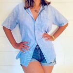 Cool Casuals Blue Stripes Shirt Size M Photo 1