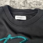 ANINE BING  Kenny Panther Sweatshirt in Vintage Black Photo 3
