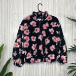 Sandy Liang  x Target Floral Sherpa Fleece Quarter Zip Jacket size XS Extra Small Photo 0