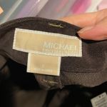 Michael Kors Y2K chocolate brown velvety mid-low rise flares sz 8 Photo 5